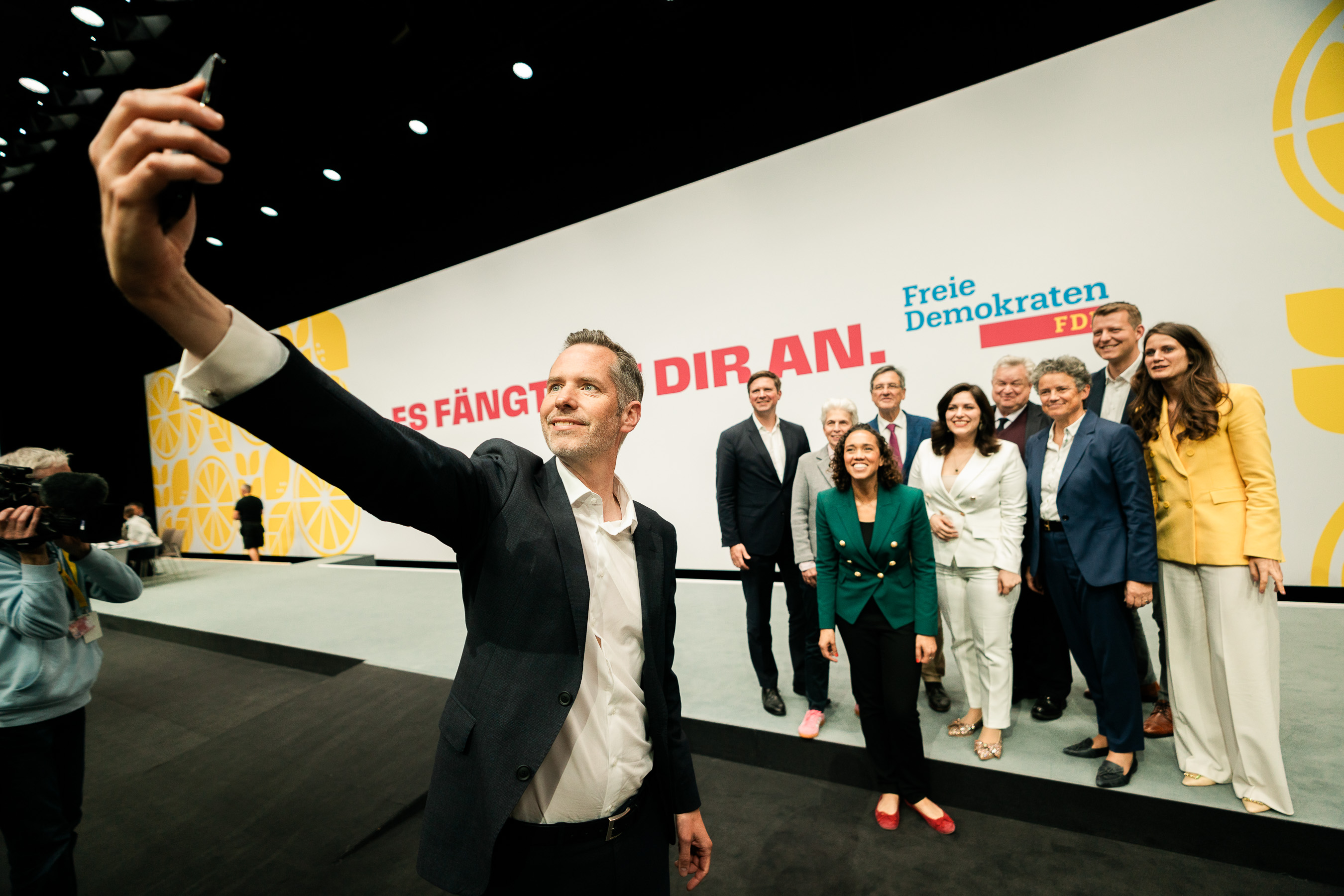 Dürr mit dem Präsidium.