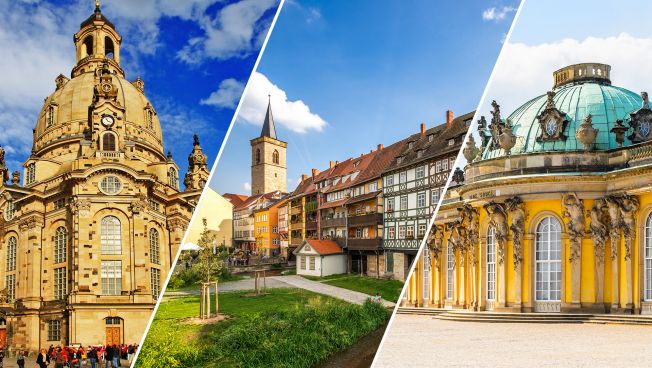 Dresden, erfurt, Potsdam