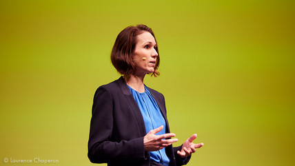 Judith Skudelny, Generalsekretärin der FDP Baden-Württemberg, auf der Bühne beim Dreikönigstreffen der Freien Demokraten 2023