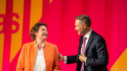 Nicola Beer und Christian Lindner