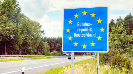 Landesgrenze zur Bundesrepublik Deutschland