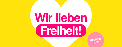 Banner Wir lieben Freiheit