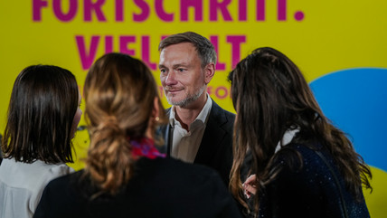 Christian Lindner im Gespräch